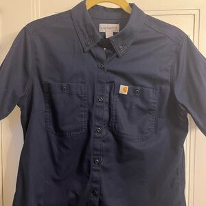 Carhartt women’s Dark Blue Button Down Shirt